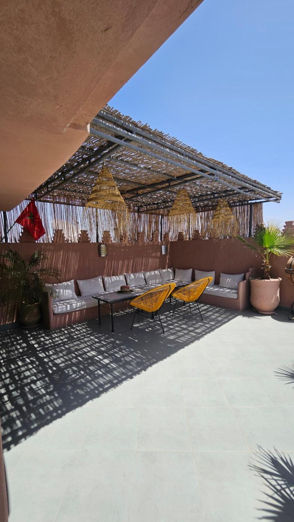 Riad Melilo Avec Piscine Chauffee Marrakesh Exterior foto