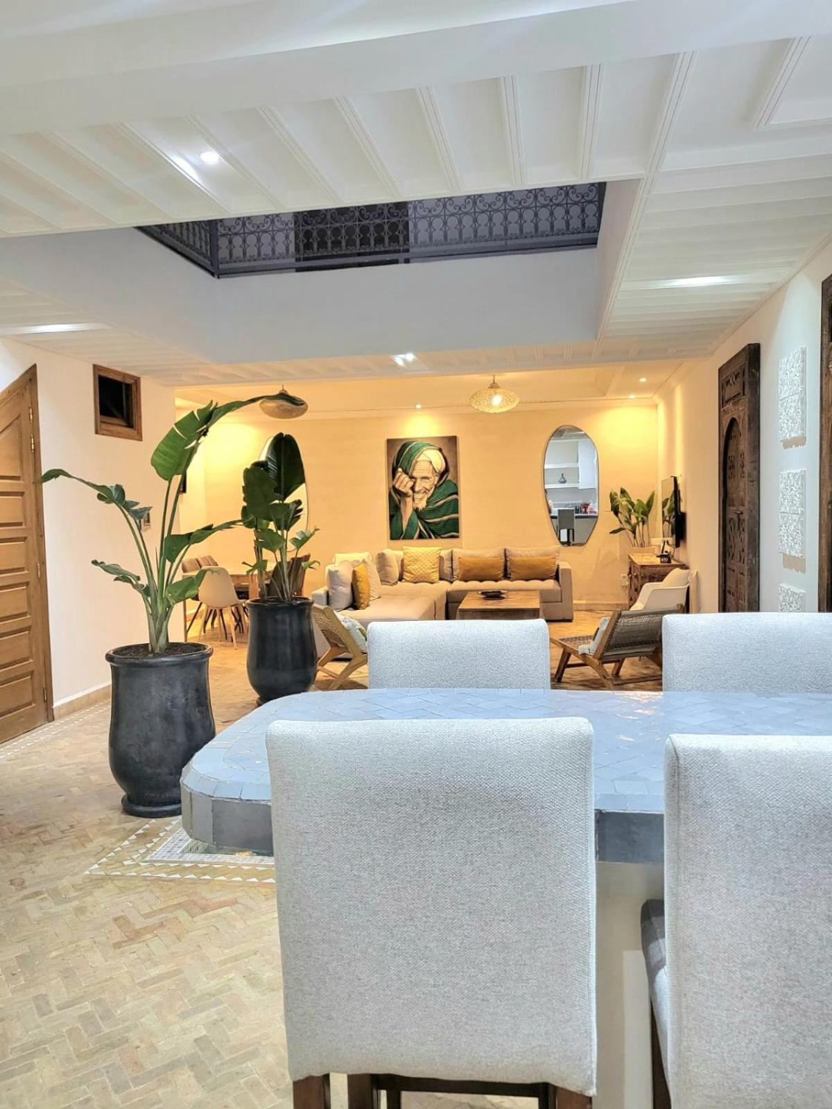 Riad Melilo Avec Piscine Chauffee Marrakesh Exterior foto